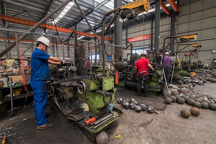 砀山网架配件车间